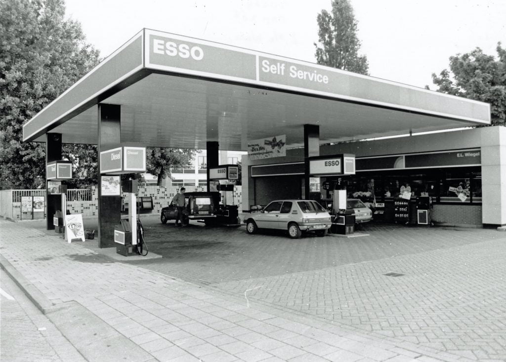 Benzinestation in Heerenveen