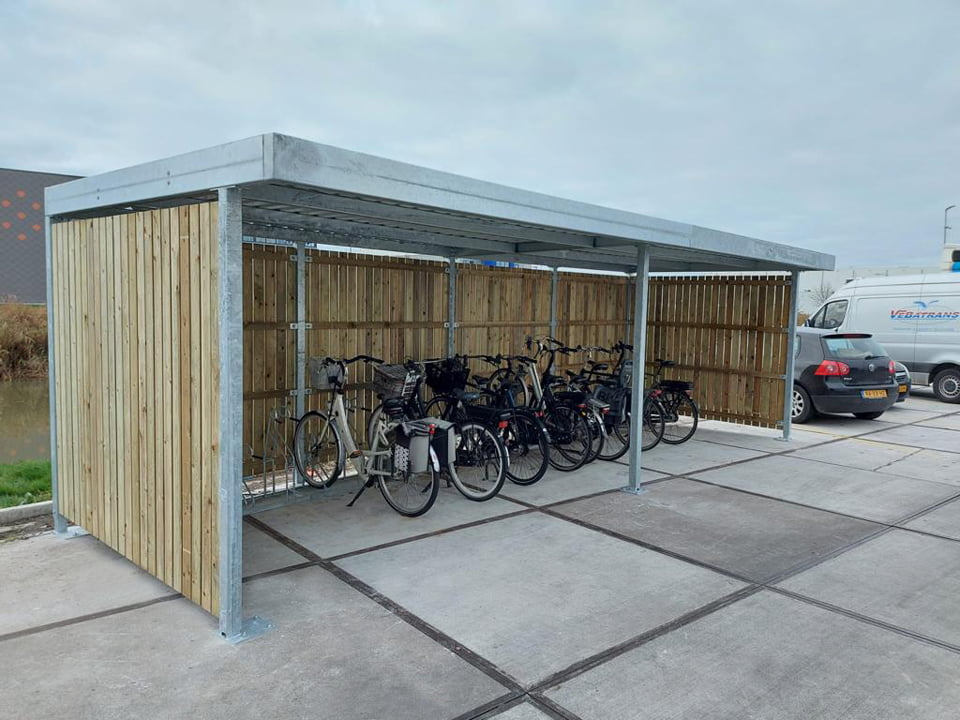 Fietsenstalling in Heerenveen