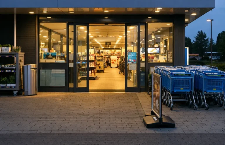 Ingang van Albert Heijn in Heerenveen